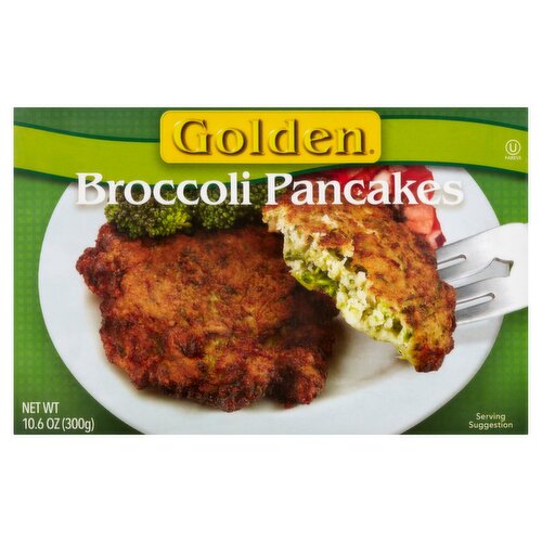 Golden Broccoli Pancakes, 8 count, 10.6 oz