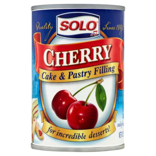 Solo Cherry Cake & Pastry Filling, 12 oz