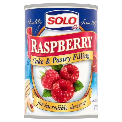 Solo Raspberry Cake & Pastry Filling, 12 oz