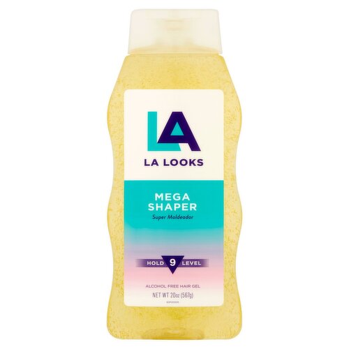 LA Looks Mega Shaper Alcohol Free Hair Gel, 20 oz