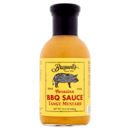 Braswell's Carolina Tangy Mustard BBQ Sauce, 13.5 oz