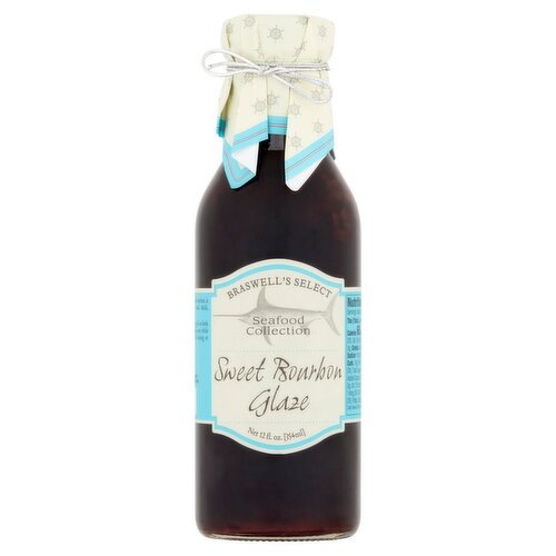 Braswell's Select Seafood Collection Sweet Bourbon Glaze, 12 fl oz