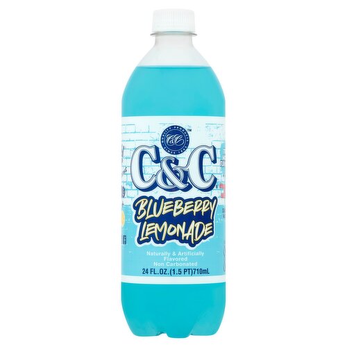 C&C Blueberry Lemonade Juice Drink, 24 fl oz
