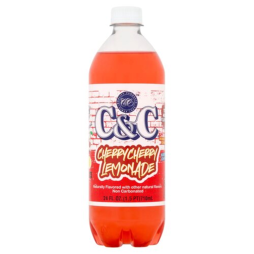 C&C Cherry Cherry Lemonade Juice Drink, 24 fl oz