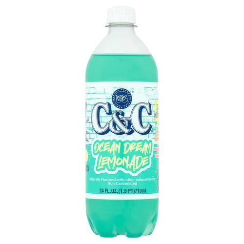 C&C Ocean Dream Lemonade Juice Drink, 24 fl oz