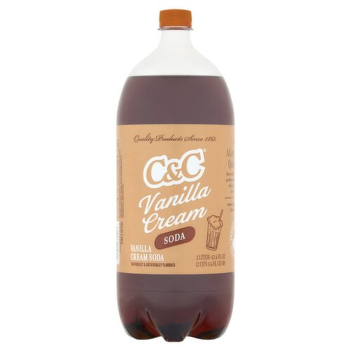 C&C Vanilla Cream Soda, 2 Liter