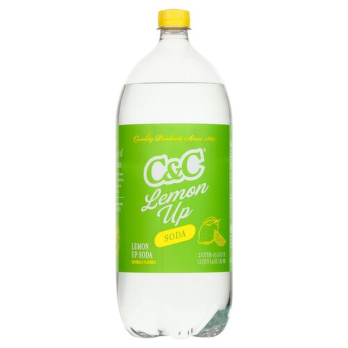 C&C Lemon Up Soda, 2 Liter