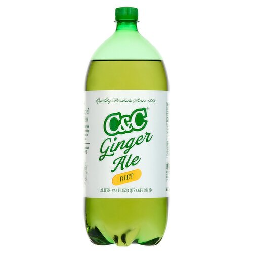 C&C Diet Ginger Ale, 2 Liter