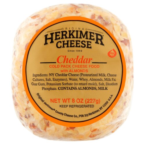 Original Herkimer Cheese Cheddar Cheese Ball, 8 oz