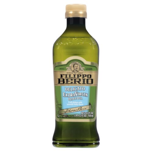 Filippo Berio Delicato Extra Virgin Olive Oil, 25.3 fl oz