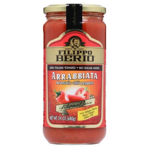 Filippo Berio Arrabbiata Sauce, 24 oz