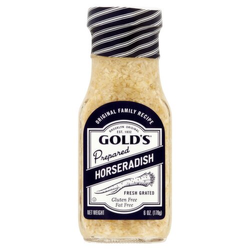 Gold's Fresh Grated Prepared Horseradish, 6 oz