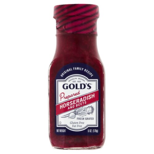 Gold's Fresh Grated Prepared Horseradish and Beets, 6 oz