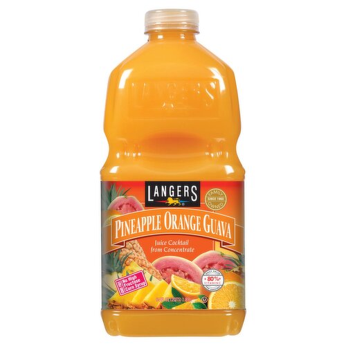 Langers Pineapple Orange Guava Juice Cocktail, 64 fl oz