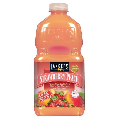 Langers Apple Peach Mango 100% Pure Juice, 64 fl oz