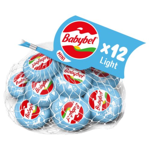 Babybel Light Mini Semisoft Cheese, 12 count, 8.5 oz