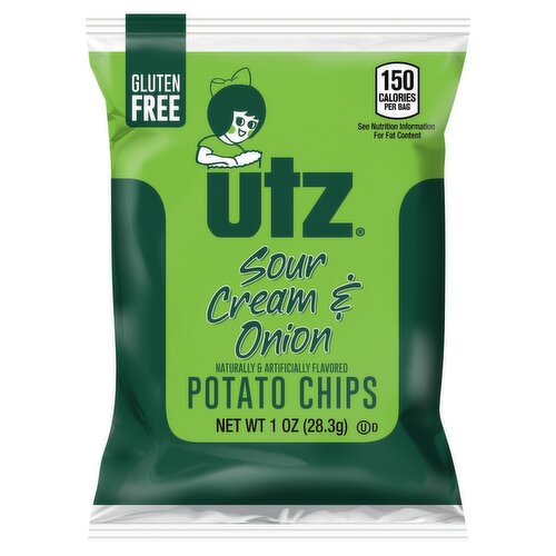 Utz Sour Cream & Onion Potato Chips 1 oz