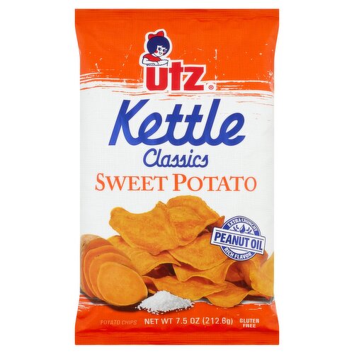 Utz Kettle Classics Sweet Potato Chips, 7.5 oz