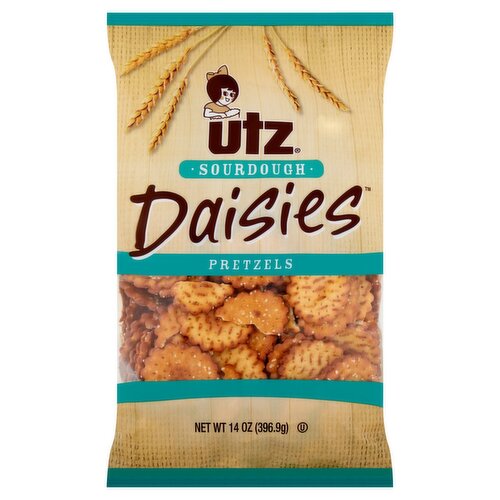 Utz Daisies Sourdough Pretzels, 14 oz