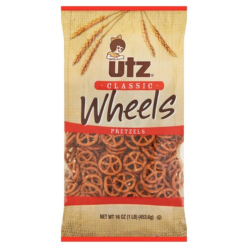 Utz Wheels Classic Pretzels, 16 oz