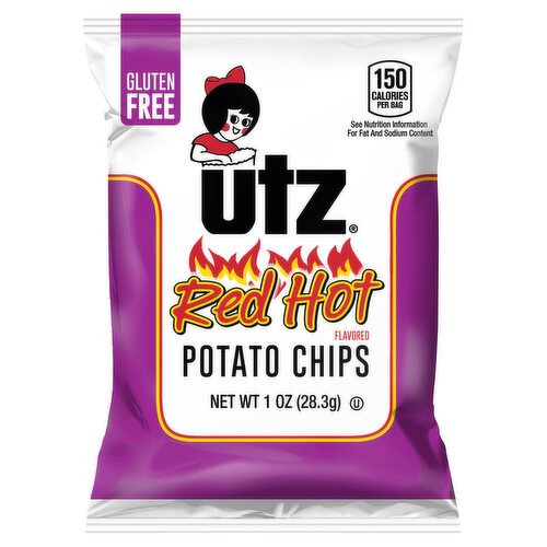 Utz Red Hot Potato Chips 1 oz