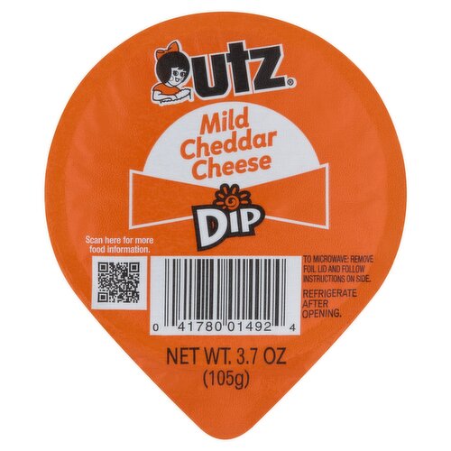 Utz Mild Cheddar Cheese Dip, 3.7 oz