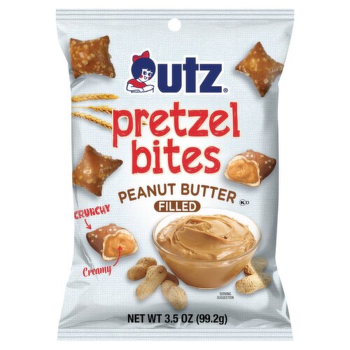 Utz Peanut Butter Filled Pretzel Bites, 3.5 oz