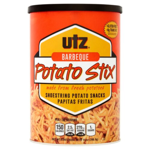Utz Barbeque Potato Stix, 14 oz