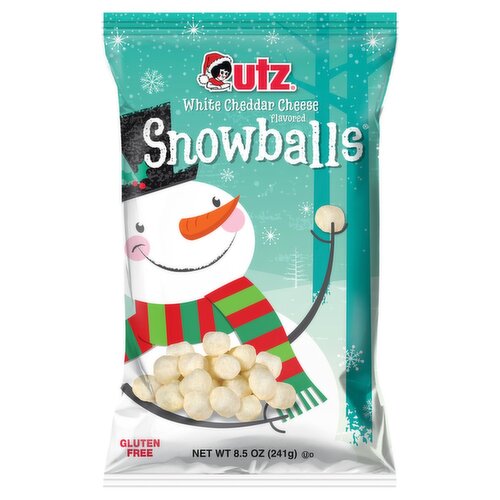 Utz White Cheddar Cheese Snowballs, 8.5 oz