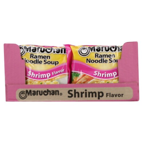 Maruchan Shrimp Flavor Ramen Noodle Soup, 3 oz, 24 count