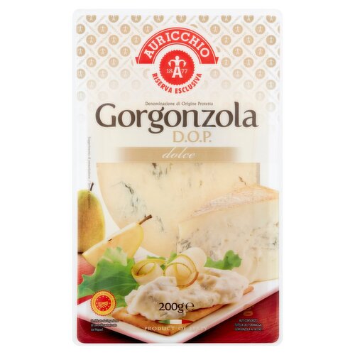 Auricchio Gorgonzola D.O.P. Dolce Cheese, 7 oz