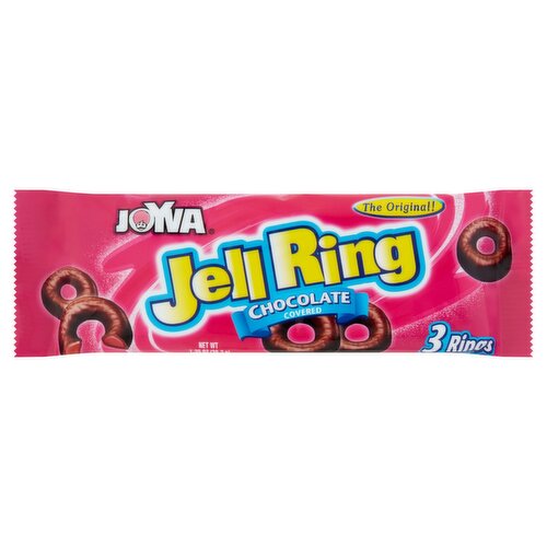 Joyva Chocolate Covered Jell Ring, 3 count, 1.35 oz