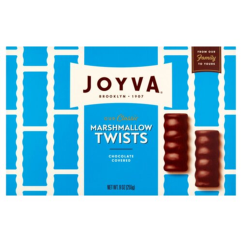 Joyva Chocolate Covered Marshmallow Twists, 9 oz