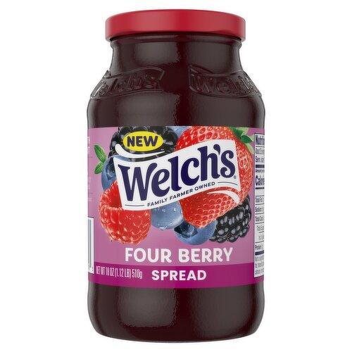 Welch's Four Berry Spread, 18 oz