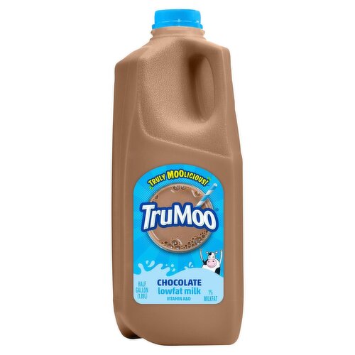 TruMoo Chocolate 1% Lowfat Milk, half gallon