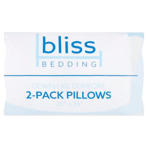 Bliss Bedding Pillow, 2 count