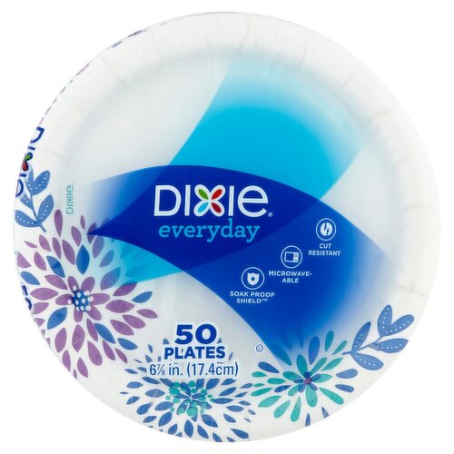 Dixie Everyday Plates, 50 count - ShopRite