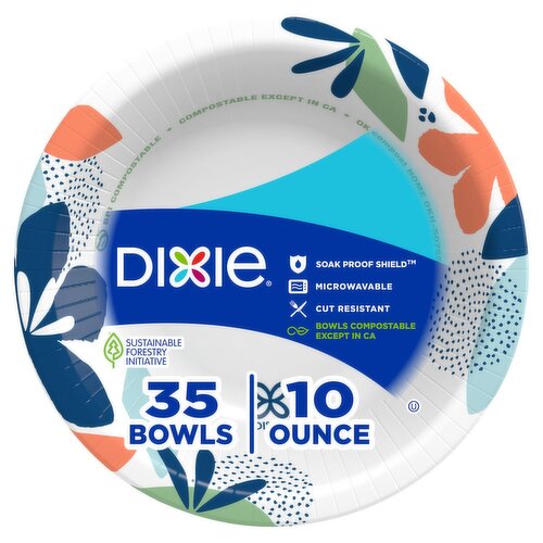 Dixie Disposable Paper Plates, 10", Multi-Color, 210 Count