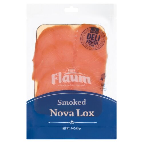 Flaum Smoked Nova Lox, 3 oz