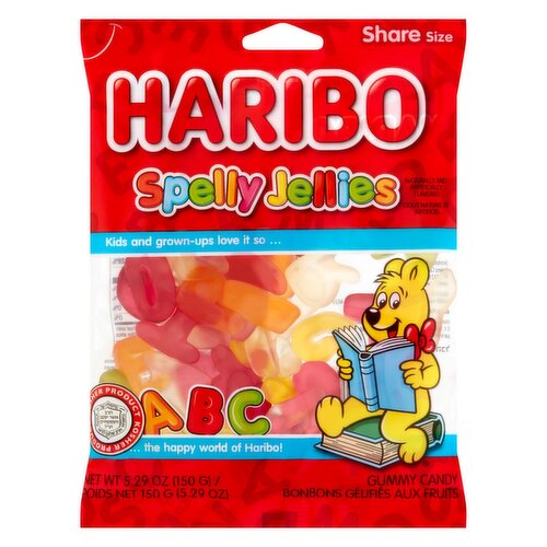 Haribo Spelly Jellies Gummy Candy Share Size, 5.29 oz