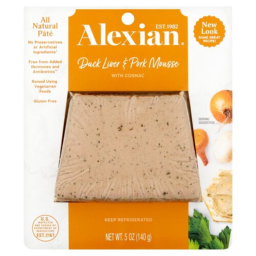 Alexian Duck Liver and Pork Mousse with Cognac, 5 oz