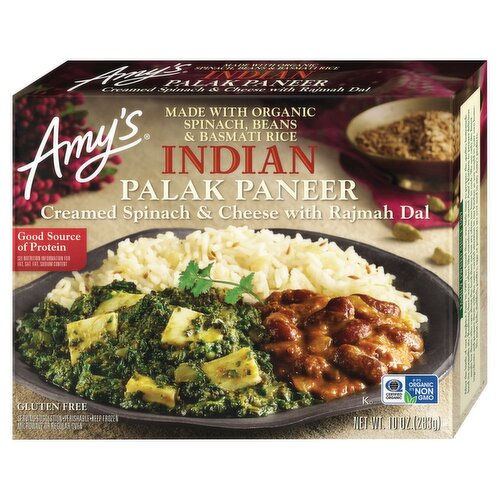 Amy's Indian Palak Paneer, 10 oz