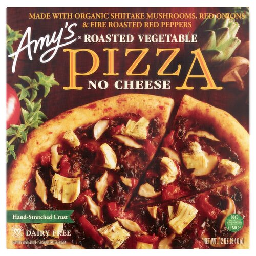 Amy's Roasted Vegetable No Cheese Pizza, 12 oz