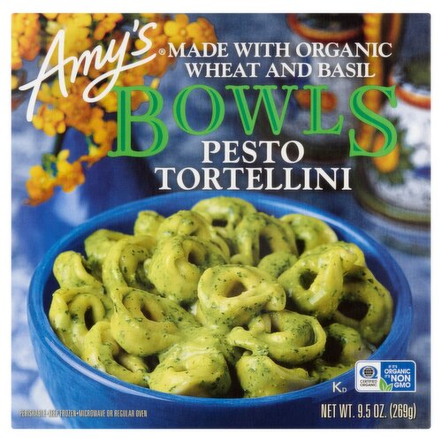 Amy's Pesto Tortellini Bowls, 9.5 oz