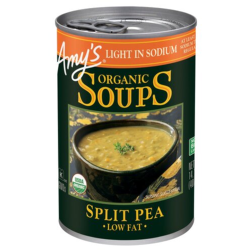 Amy's Organic Low Fat Split Pea Soup, 14.1 oz