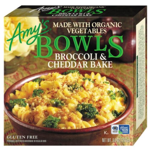 Amy's Broccoli & Cheddar Bake Bowls, 9.5 oz