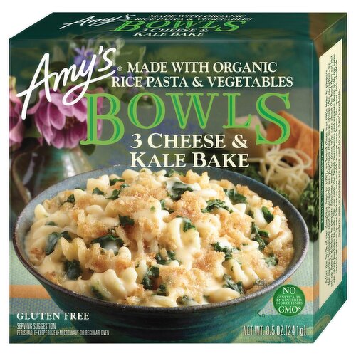 Amy's 3 Cheese & Kale Bake Bowls, 8.5 oz