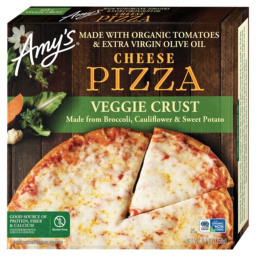 Amy's Veggie Crust Cheese Pizza, 9.1 oz