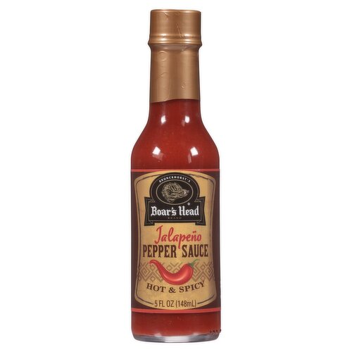 Boar's Head Hot & Spicy Jalapeño Pepper Sauce, 5 fl oz