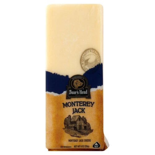 Boar's Head Monterey Jack Cheese, 8 oz